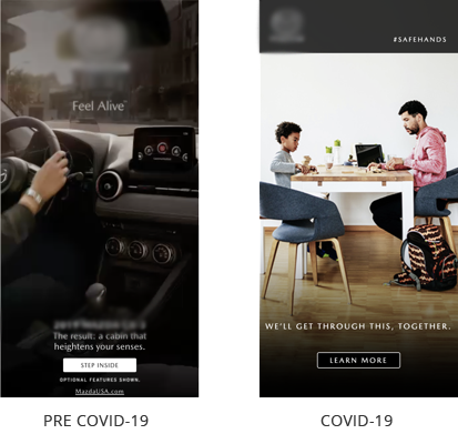 Automotive ad messaging comparison